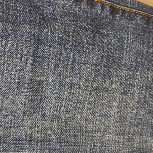 Lucky Brand Sweet'N Crop 5 Pocket Stretch Distressed Low Rise Crop Blue Jeans 4 - Picture 6 of 16